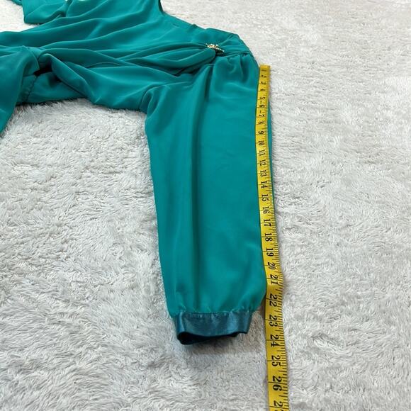 Ursula of Switzerland seafoam green mother of the bride chiffon midi dress 15 16 - Picture 8 of 11
